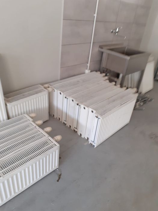 Grzejniki purmo z demontażu, sprawne z głowicami termo danfoss