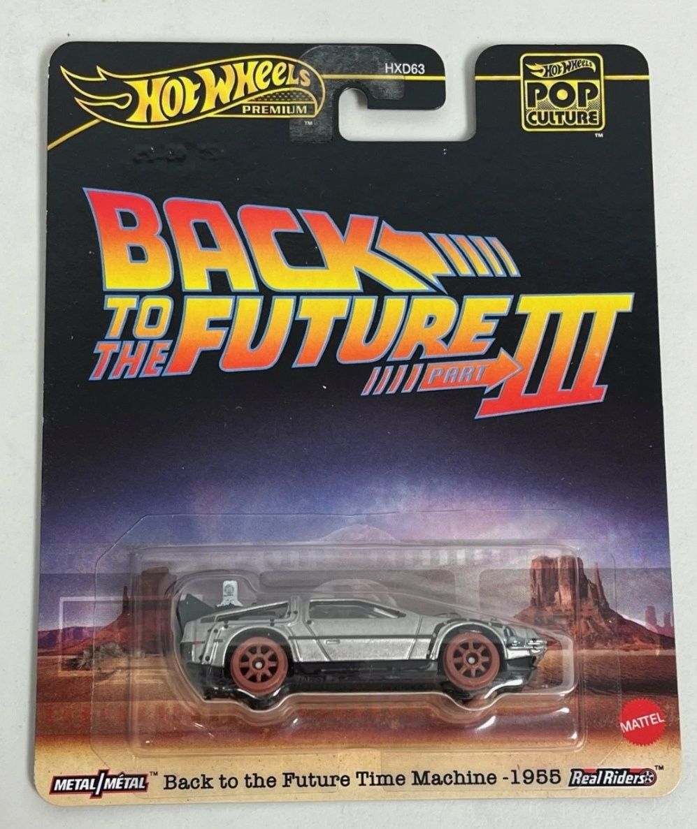 Back To The Future Time Machine Hot Wheels Premium