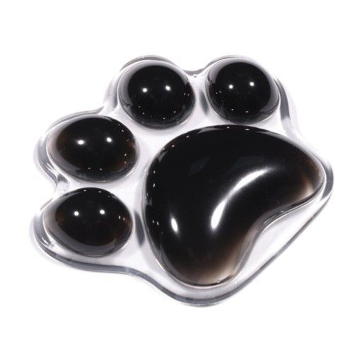 Podkładka pod nadgarstek żelowa RÓŻOWY paw łapka