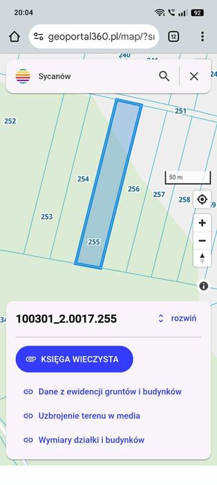 Działka leśna na sprzedaż