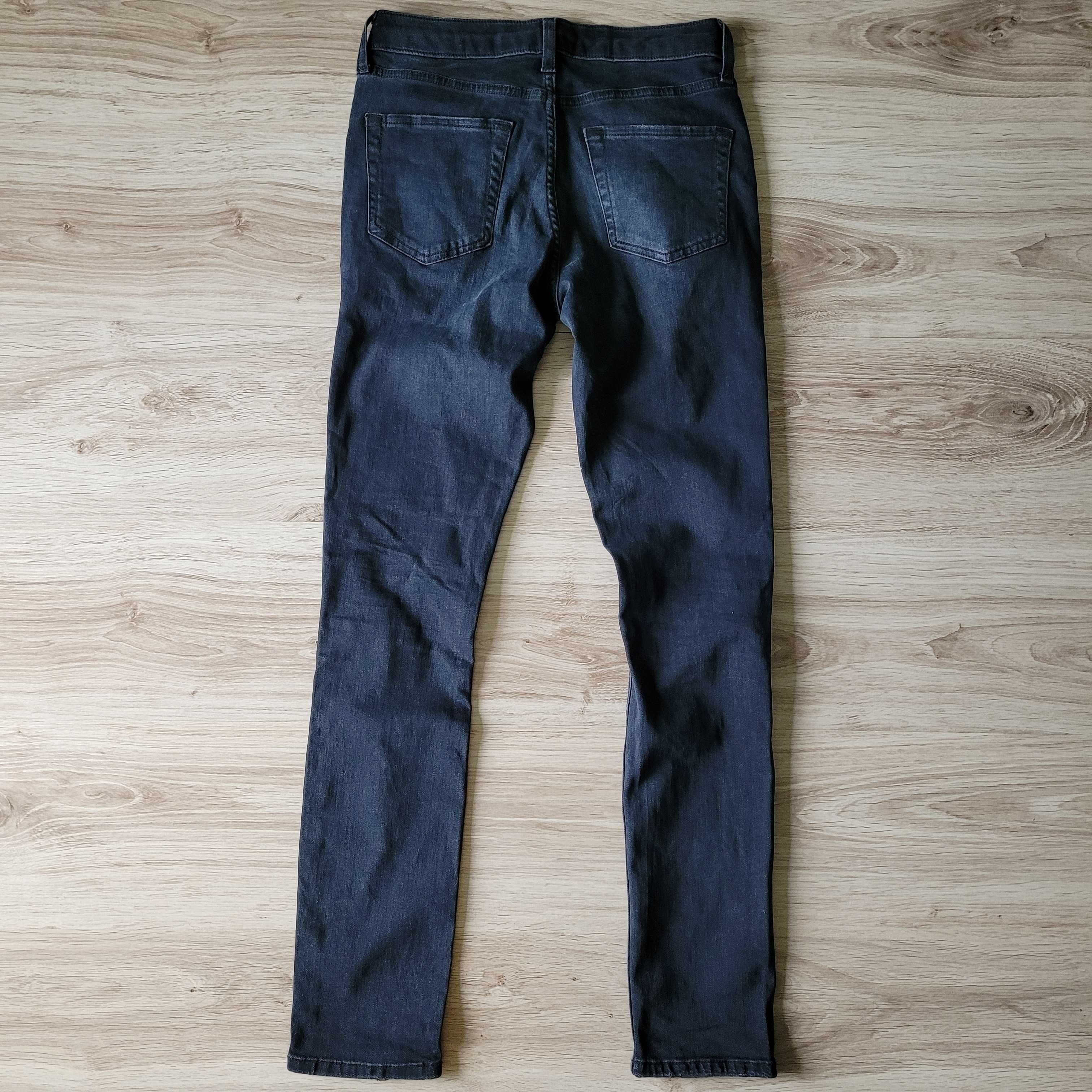 Нові Topman W28 L32 XS-S Stretch Skinny чоловічі джинси штани рвані