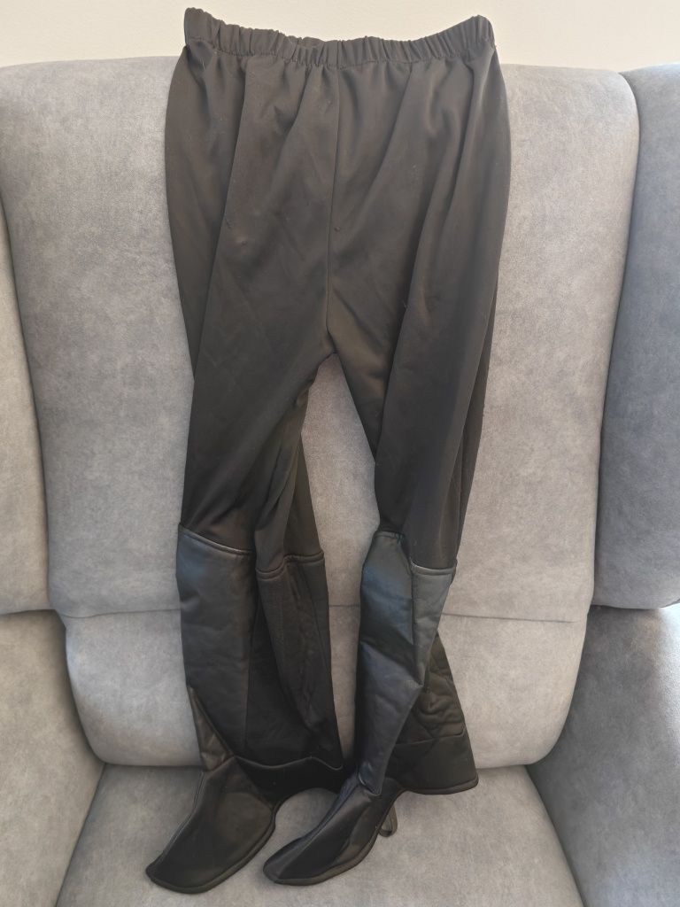 Spodnie czarne przebranie, rozmiar 122