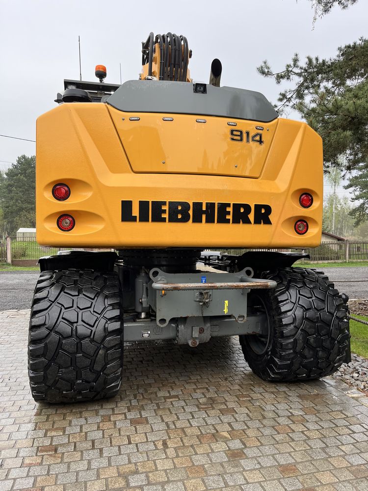 liebherr 914 koparka kołowa rototilt+szczypce z holandii 2018 rok