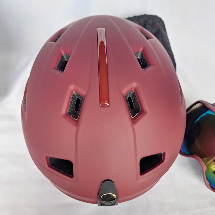 Kask narciarski Odoland SP0392 Red S 54-56cm Gogle