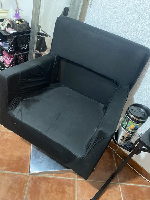 ofereço cadeira cabelo com hidraulico a funcionar