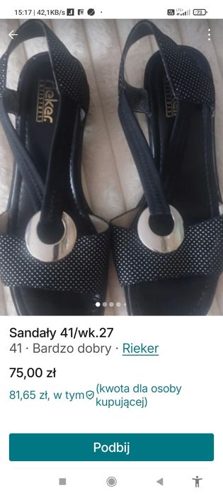 Buty 41 wkładka 27