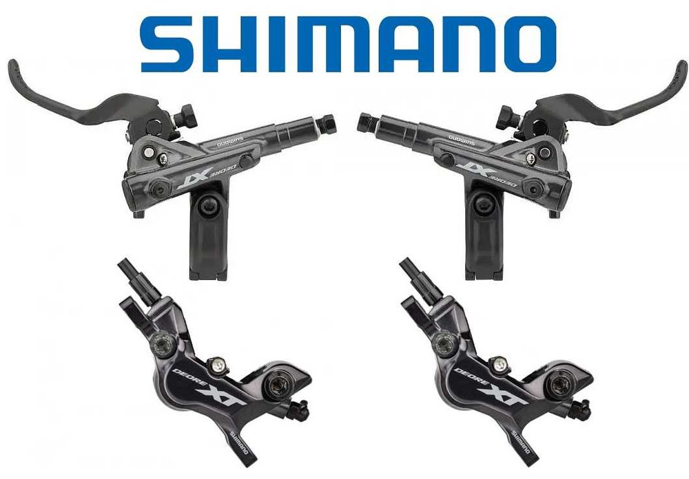 NOWE hamulce Shimano M8120 XT 4-tłoczki hydrauliczne bez klocków FV23%