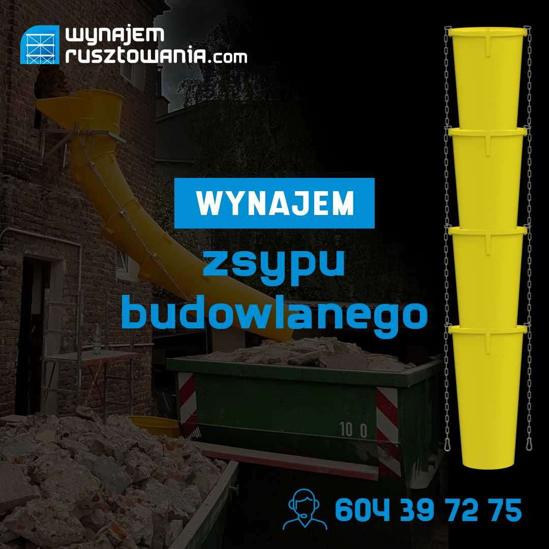 Zsyp do gruzu budowlany Wynajem Olkusz