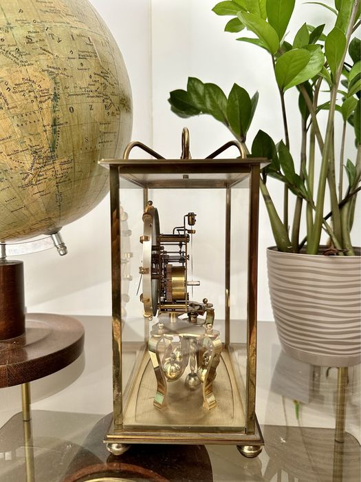 Elektromagnetyczny zegar roczny roczniak Kundo antyk vintage