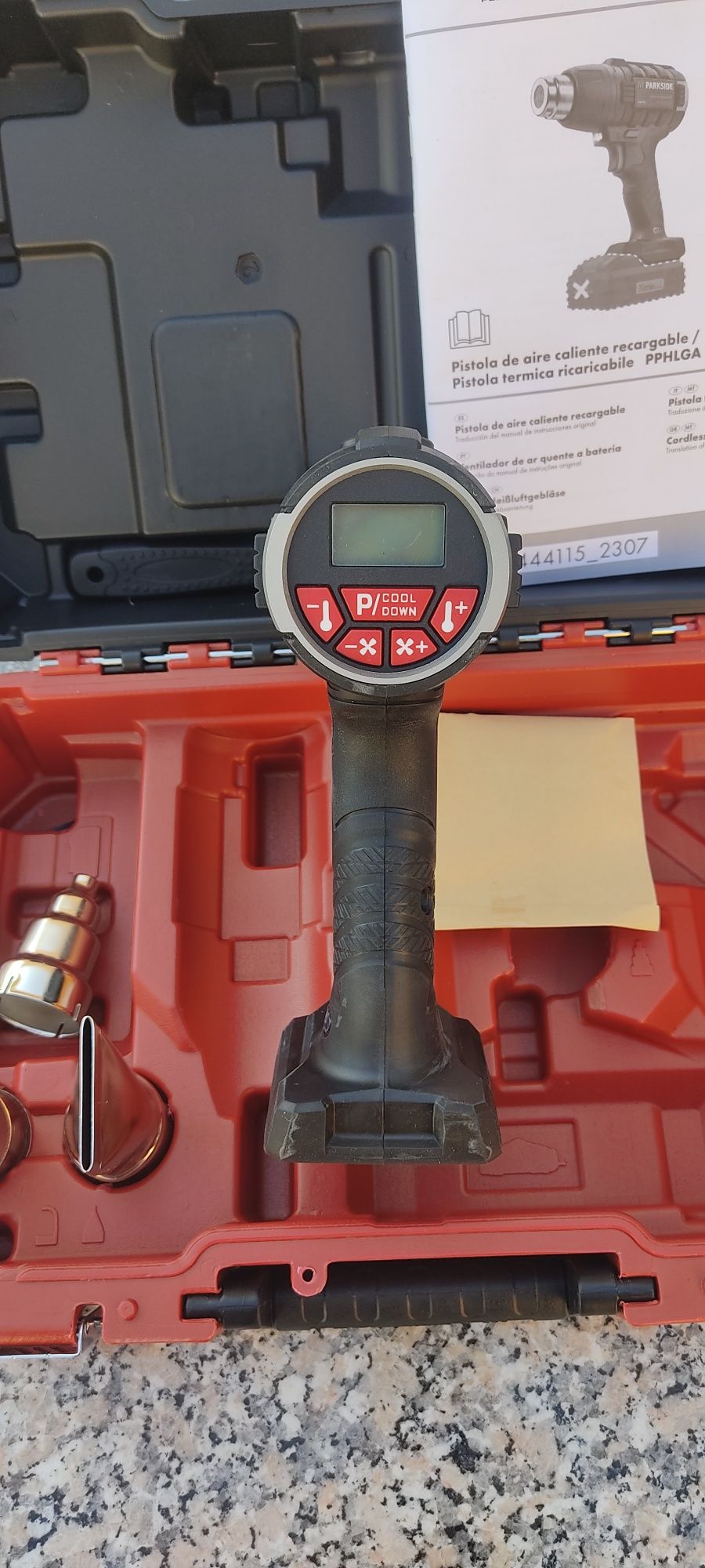 Pistola ar quente performance 20v Parkside (nova + garantia)