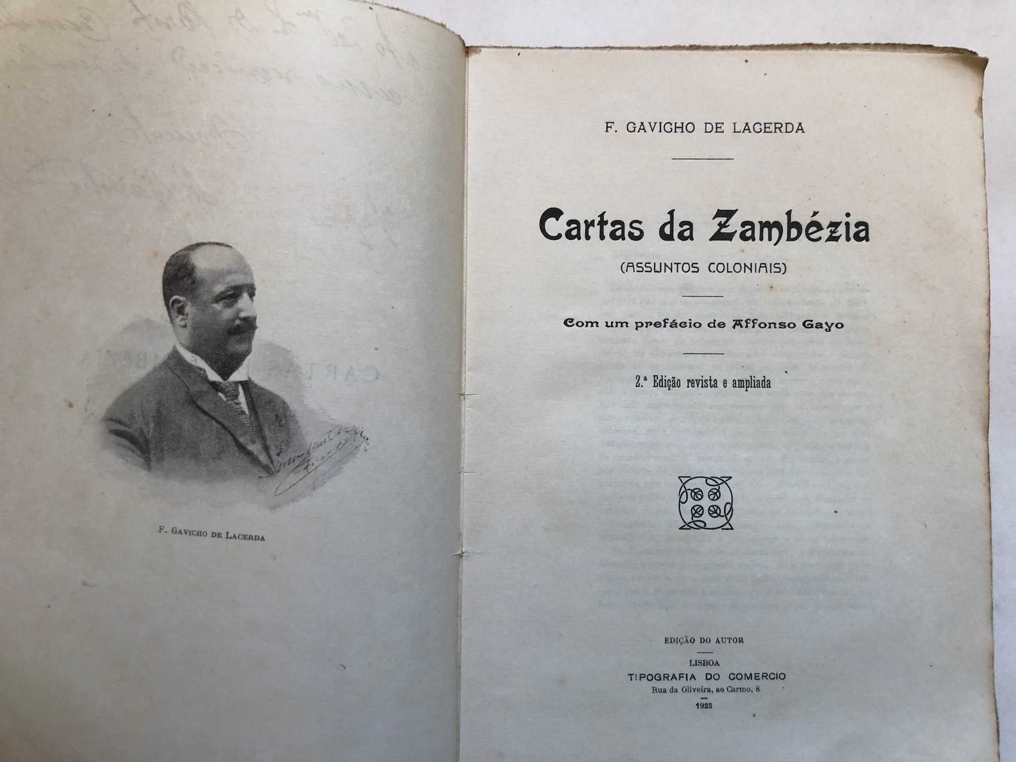 Cartas da Zambézia - Gavicho de Lacerda - 2ª Edição