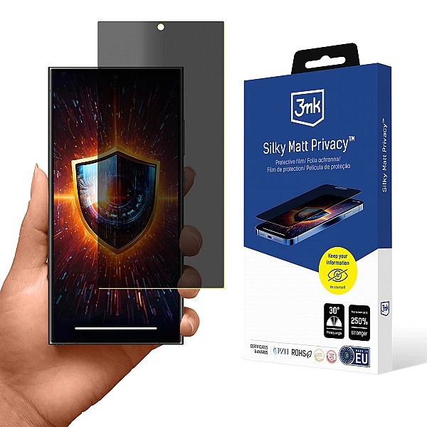 Folia prywatyzująca matowa 3mk Silky Matt Privacy na Samsung Galaxy S2