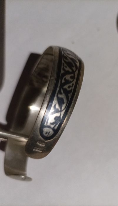 Srebro 875 bransoletka ZSRR w stylu arabskim Hand made silver bracelet