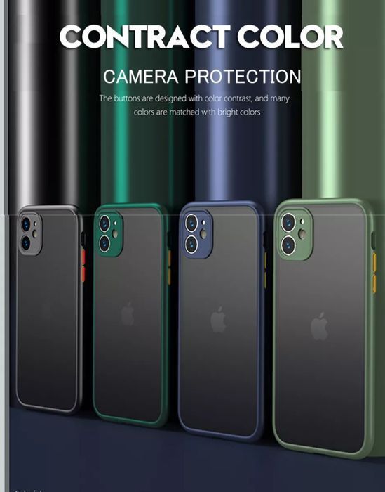 Capa Efeito Smoked P/ IPhone X / XS / 11 / 11 Pró / 12 / 13