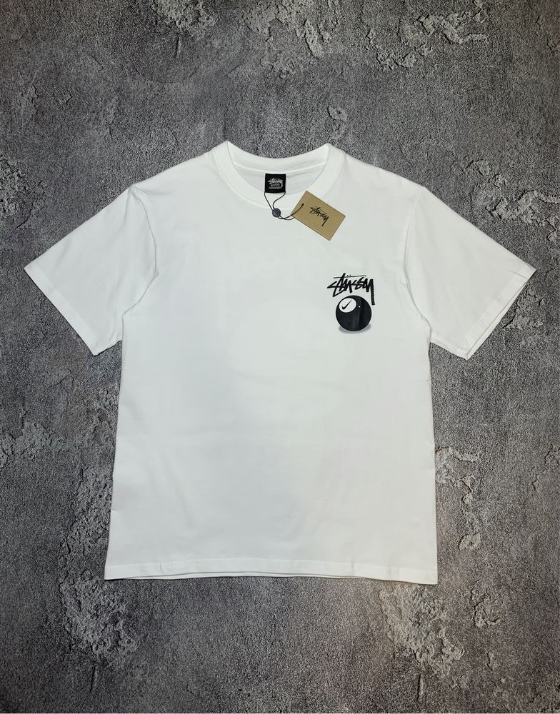 Футболка Nike x Stussy 8 Ball Tee White (M, L, XL)