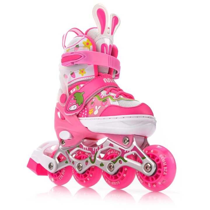 Rolki 4w1 METEOR BUNNY M (rozmiar 34-37)