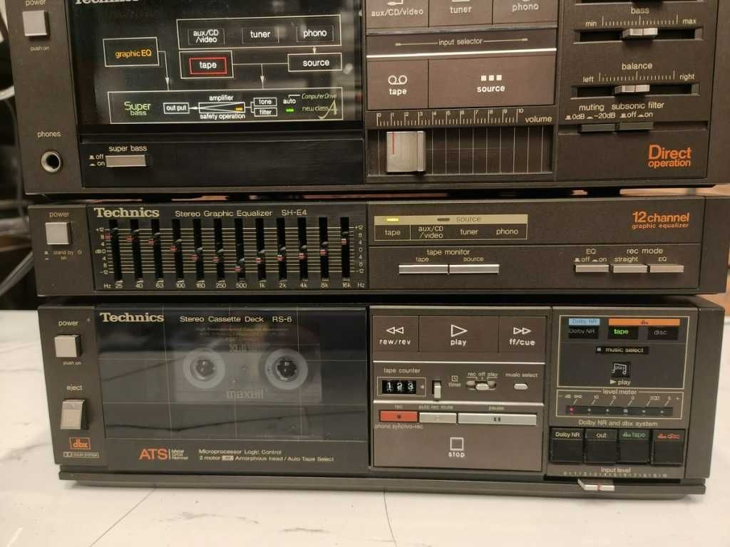 TECHNICS SU-8 ST-8 SL-PJ20 SH-E4 RS-6 ! Unikatowa wieża