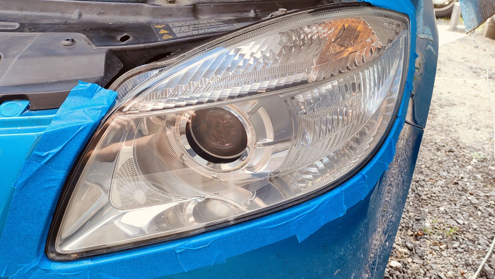 Regeneracja lamp odbłyśników  renault gama t Volvo Mercedes Iveco Daf