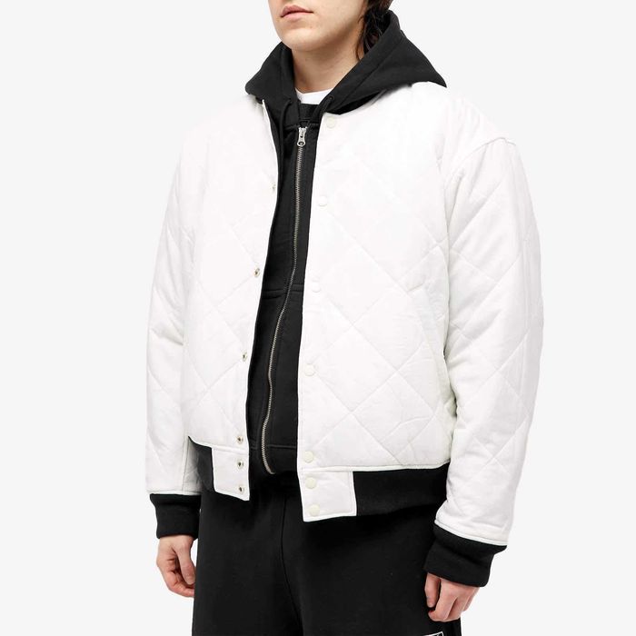 Куртка Stussy x Nike Reversible Varsity Jacket Medium Black/Sail