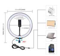 Кольцевая светодиодная Led лампа для блогера селфи фотографа визажиста