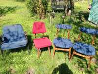 Krzesła i fotel PRL