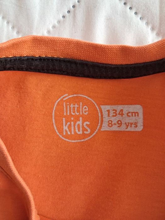 Bluzka koszulka T-shirt z krótkim rękawem 134 cm maszyny budowlane