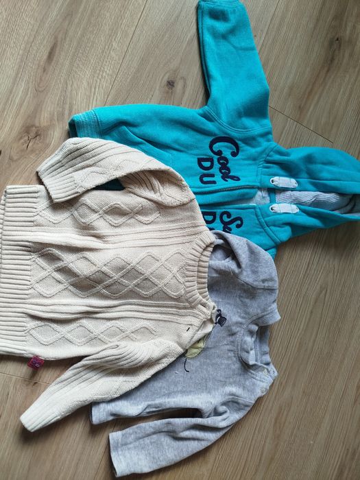 Bluza sweterek 68 3 sztuki