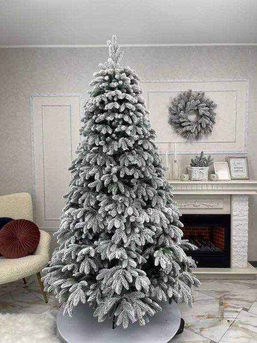 Ялинка 1,9м Еліт засніжена лита