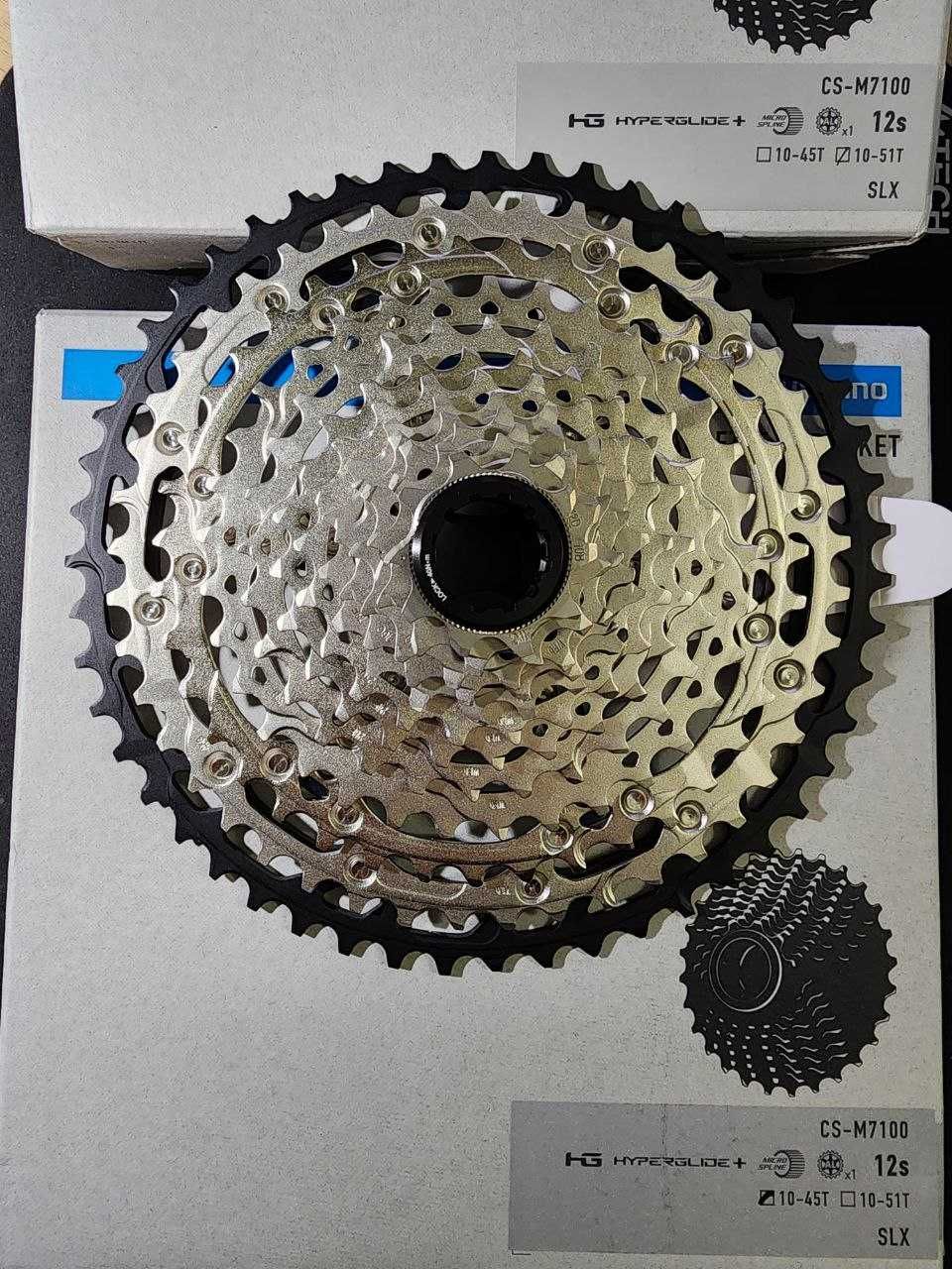 Велосипедные кассеты Shimano, Sram 7/8/9/10/11/12 скоростей.