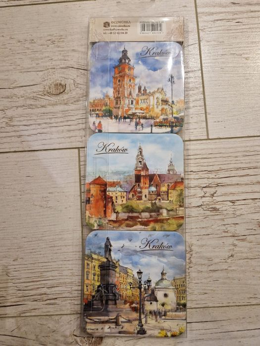 Podstawki korkowe Kraków kmpl. 6 szt.