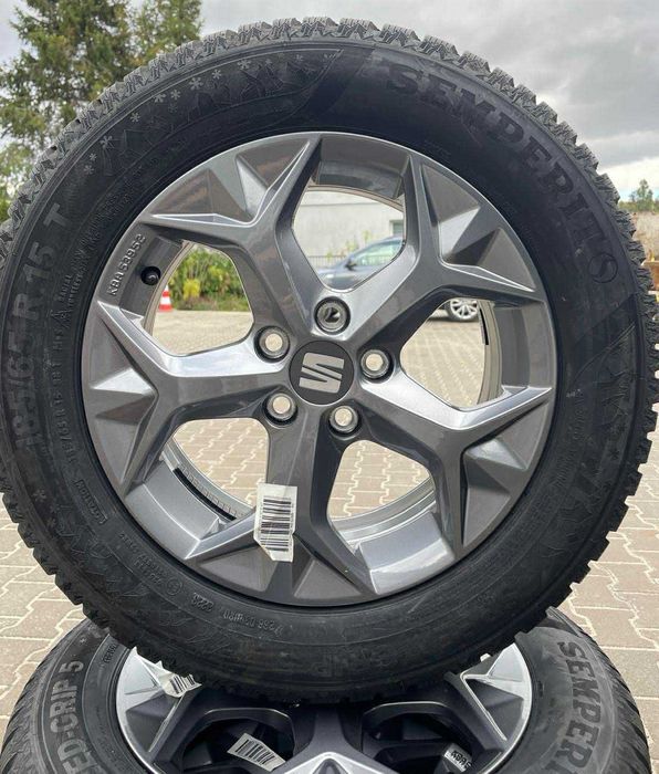 Nowe koła zimowe 15”  – Polo, Ibiza, Fabia + opony Semperit 185/65R15