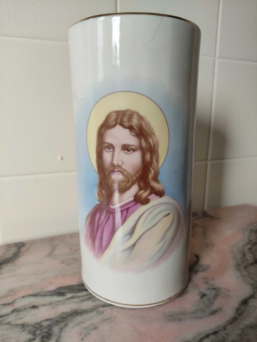 Jarra com imagem de Jesus Cristo da fabrica CF Viana