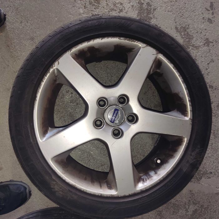Felgi aluminiowe Volvo R17 5x108 ET50 Oryginał + Opony Fulda