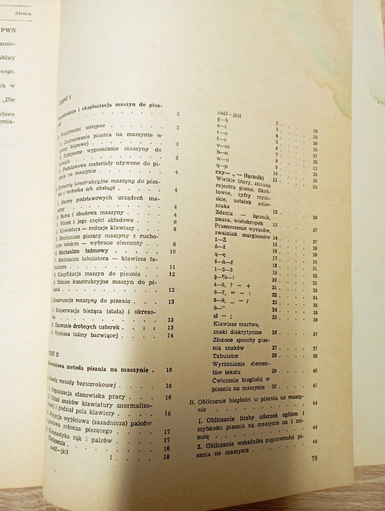 Pisanie na maszynie, Teresa Łazarska, 1984