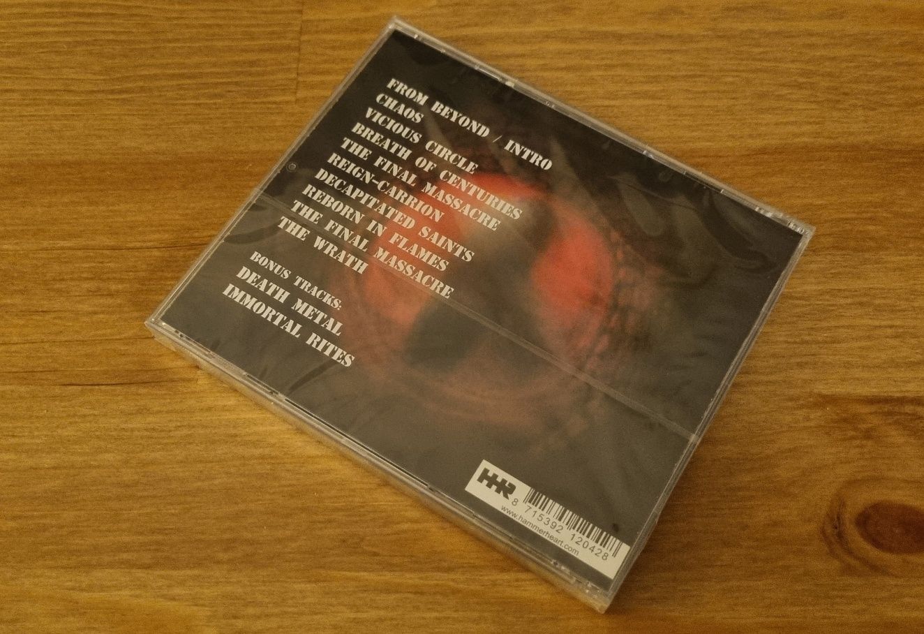 Vader Reborn In Chaos CD *NOWA* 2012 Hammerheart Jewelcase Netherlands