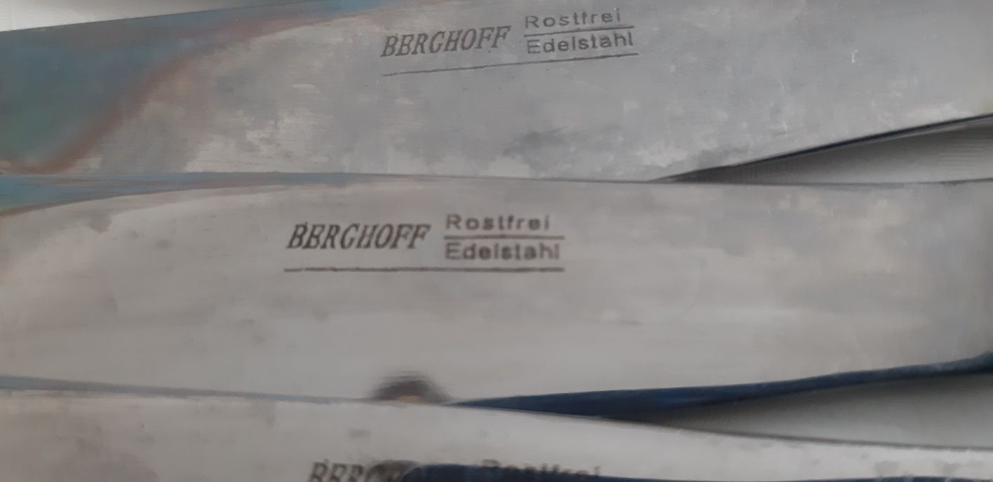 Berghoff ножи рыбные 12 и 9 шт, кокотницы жюльен 85 СССР