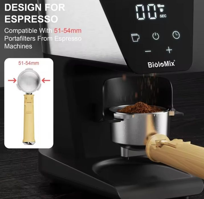 Moedor de café elétrico automático BioloMix