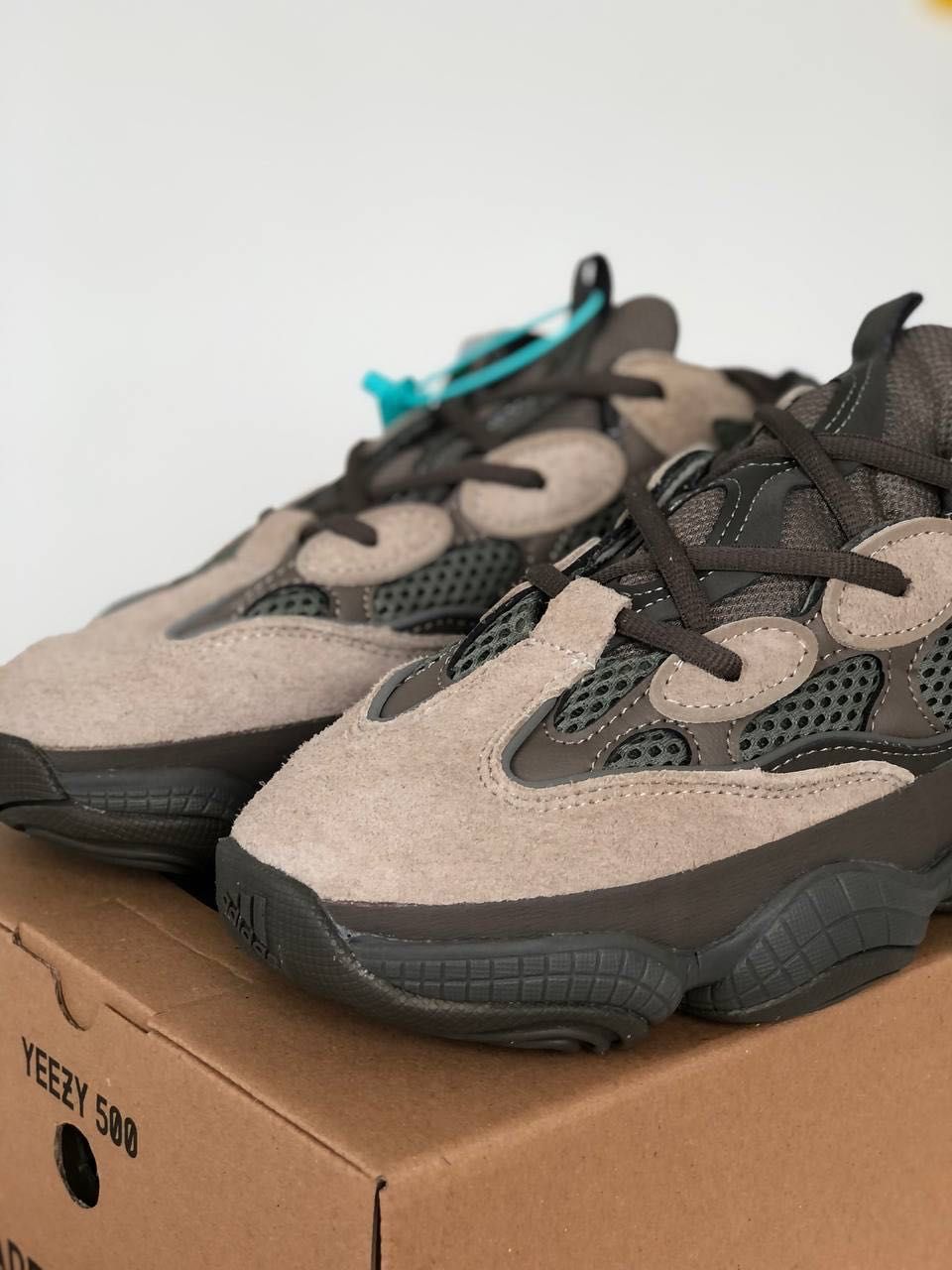 Мужские кроссовки Adidas YEEZY 500 combo. Размеры 40-45