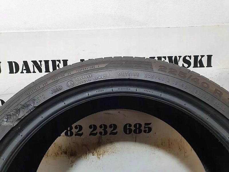 Continental ContiSportContact 225/40/18/6,7mm 1614