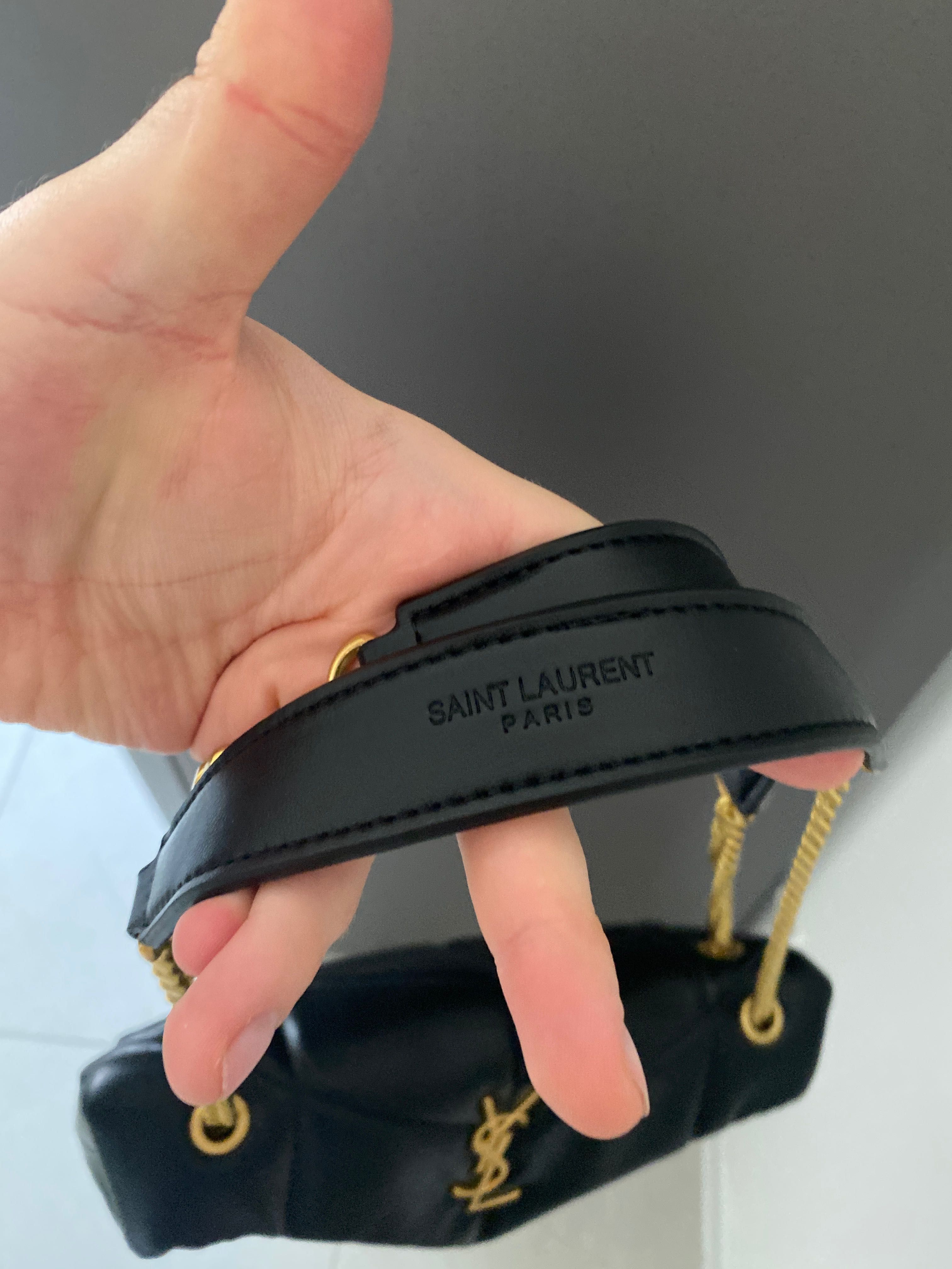 Saint Laurent toy torebka skóra naturalna