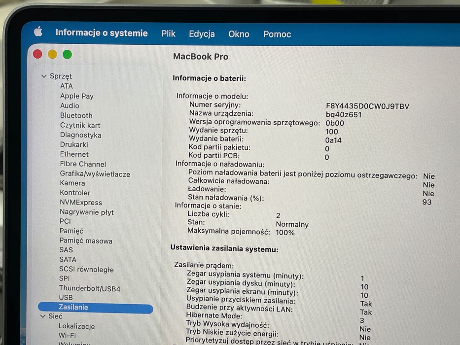 2023 MacBook Pro A2780 16" M2 MAX 96GB 2000GB NOWY !!! - SOLD!