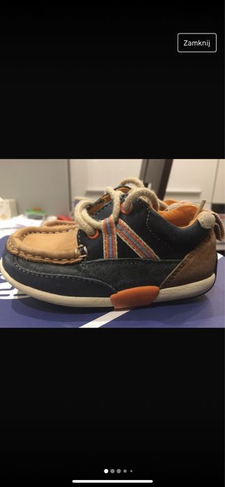 Clarks first shoes, skóra, rozmiar 21 mokasyny, trzewiki, sneakersy