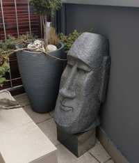 Figurka duża głowa MOAI na taras, do ogrodu 60cm