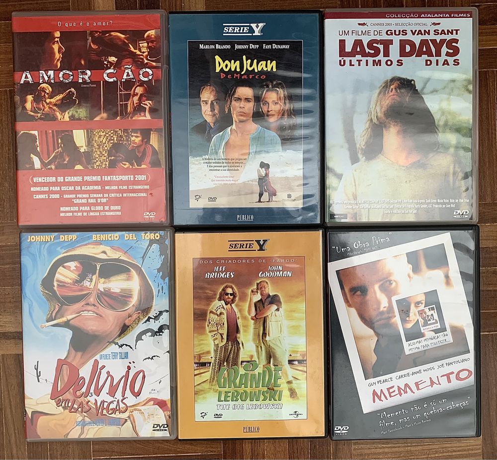 Vários dvd’s de filmes