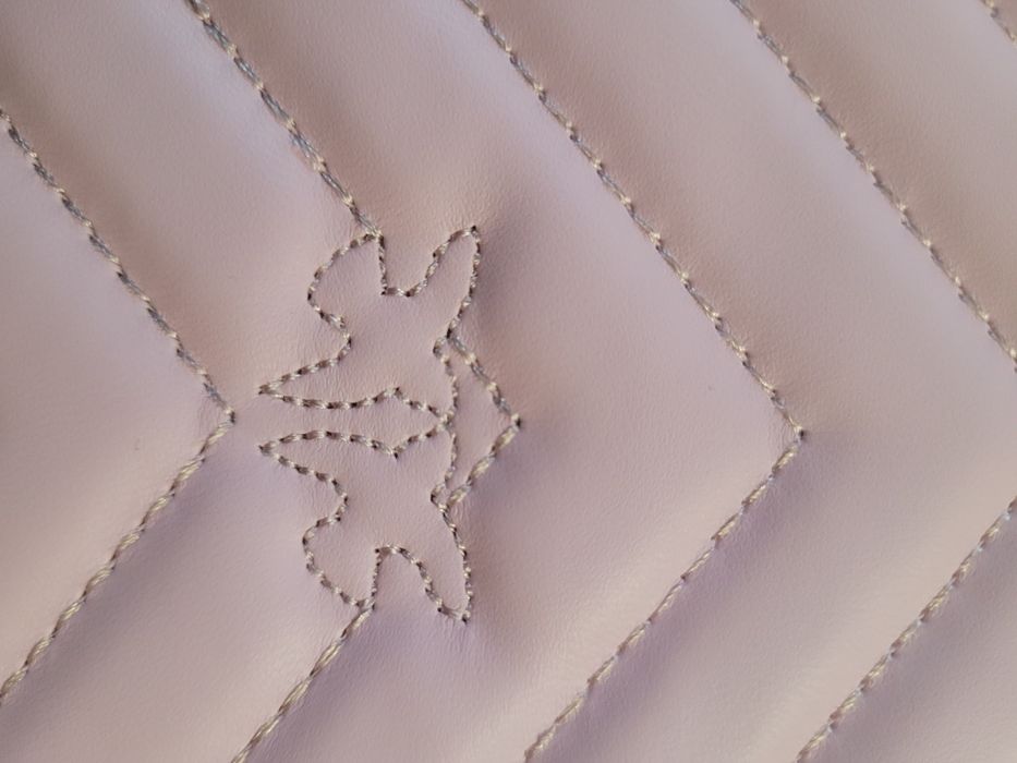 Torebka pudrowy róż