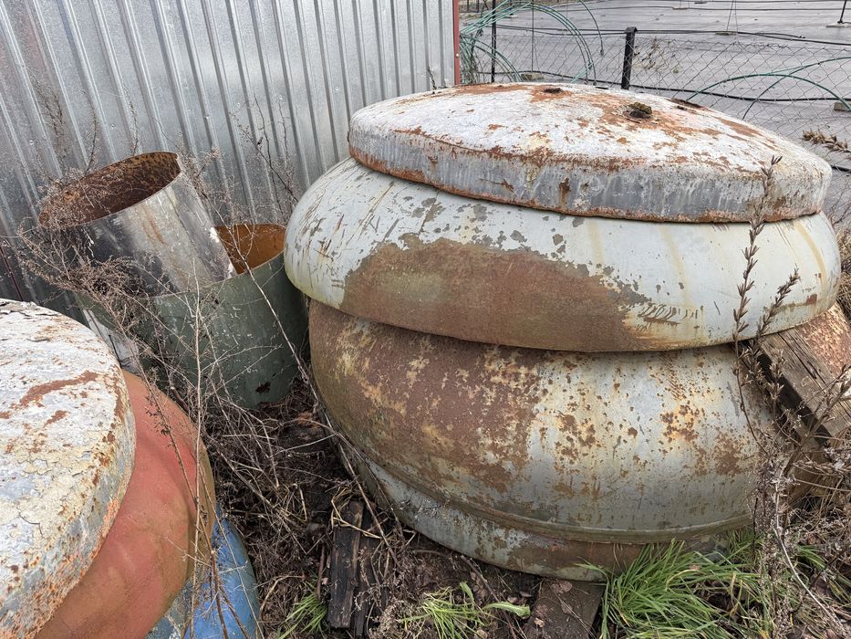 Dennica stalowa dno zbiornika Firepit 180 cm 190 cm 150 cm