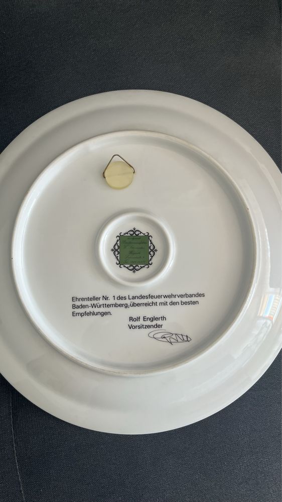 Talerze porcelanowe na sciane niemieckie Rolf Englerth