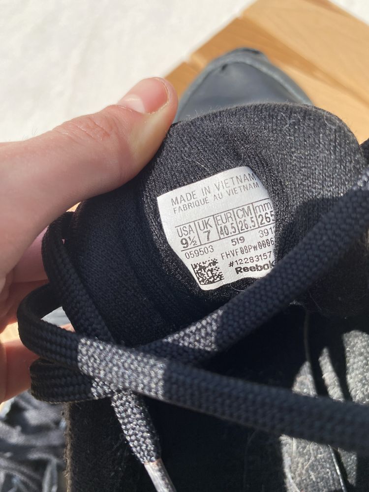 Adidasy Reebok czarne damskie