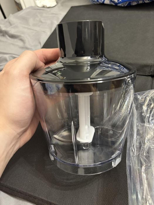 Blender ręczny Fresco o mocy 1000 W mocny metalowy trzepaczka pojemnik