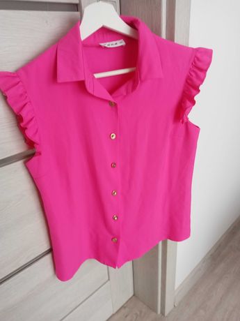 Bluzka różowa elegancka Xanna Collection rozmiar 38